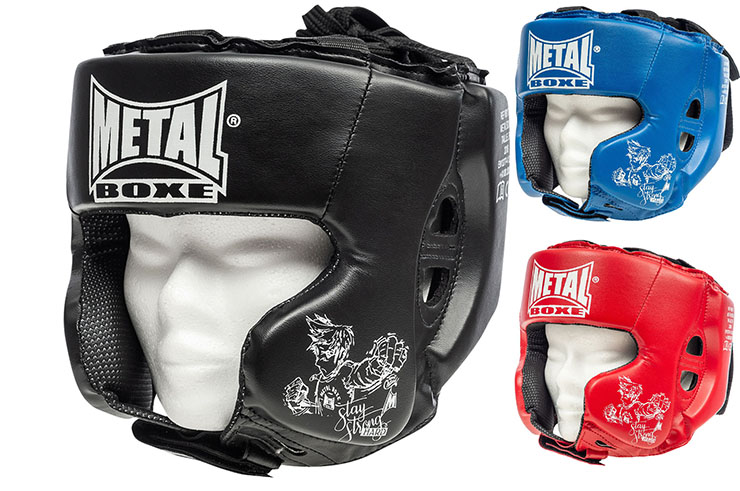 Casco multiboxeo, Niño - MB117E, Metal Boxe