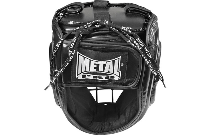 Capacete de combate extremo, com grelha - MB423G, Metal Boxe