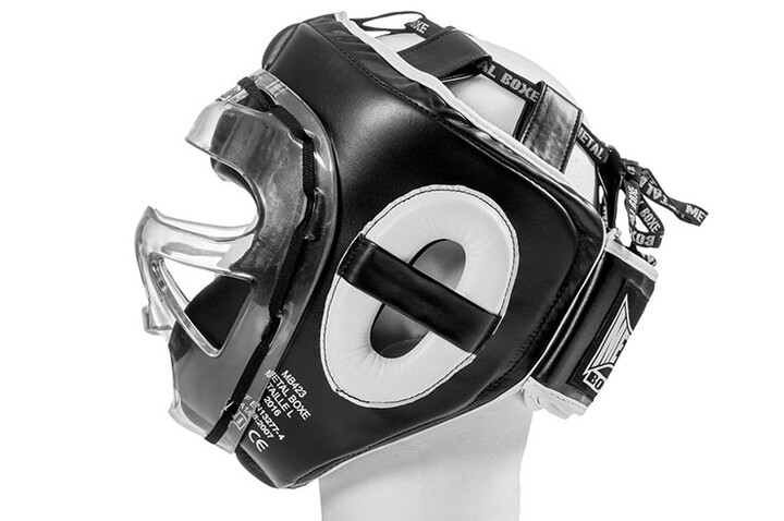 Capacete MMA com viseira - MB423N, Metal Boxe