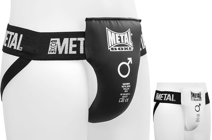 Groin guard semi-pro, Men - MB2008H, Metal Boxe