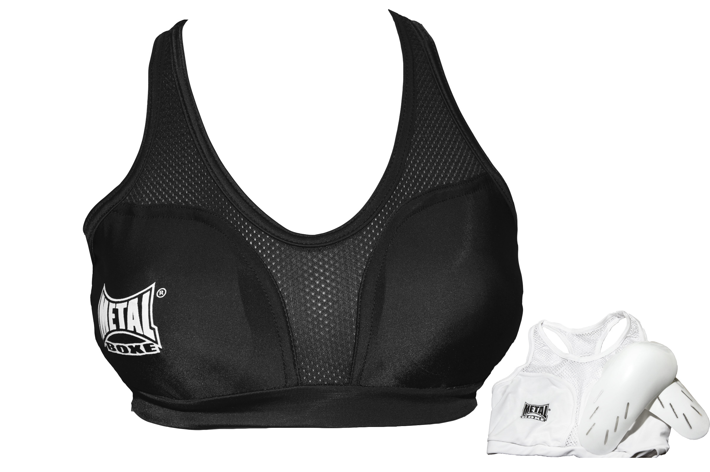 Protège-poitrine coque + brassière adidas