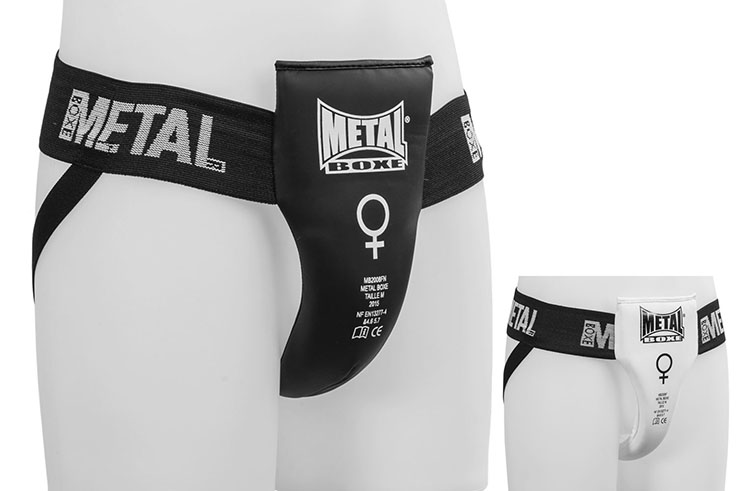 Groin guard semi-pro, Woman - MB2008F, Metal Boxe