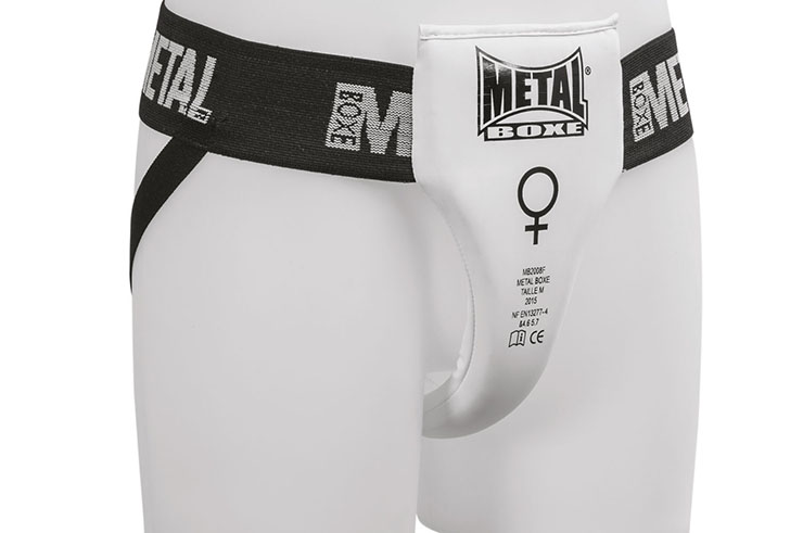 Groin guard semi-pro, Woman - MB2008F, Metal Boxe