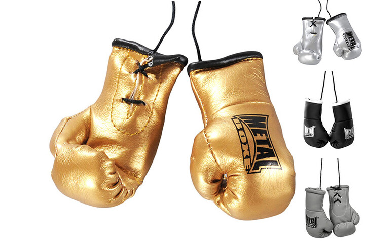 Mini-luvas de boxe, para espelho retrovisor - MB187G, Metal Boxe