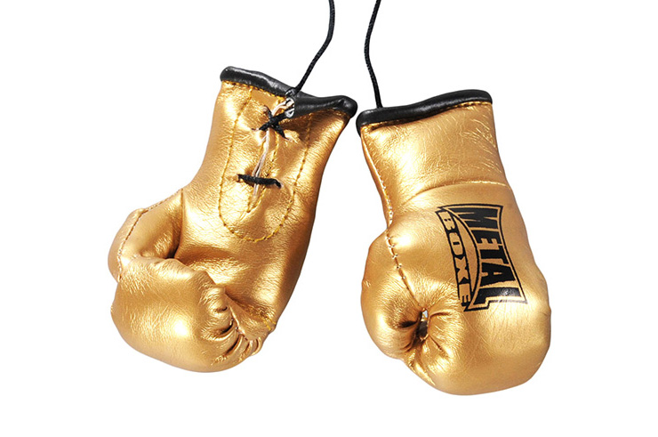 Leone 1947 Guantes Boxeo Mascot Negro-Amarillo