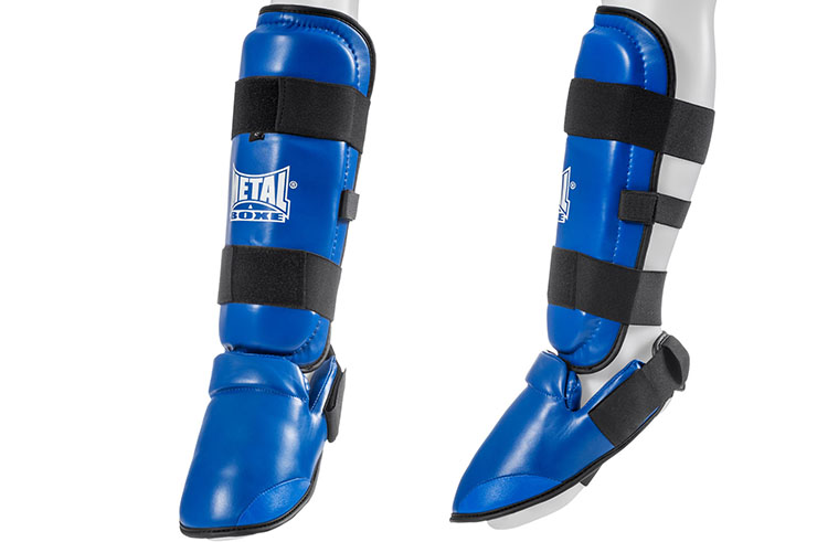 Protège-tibias & Pieds, Amovibles - PR100, Metal Boxe