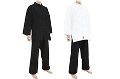 Uniforme de kung-fu, corte Tai Chi Combat, algodón grueso