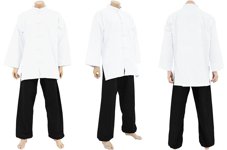 Vestido Kung fu, Tai Chi Cortar Luta, Algodão Grosso