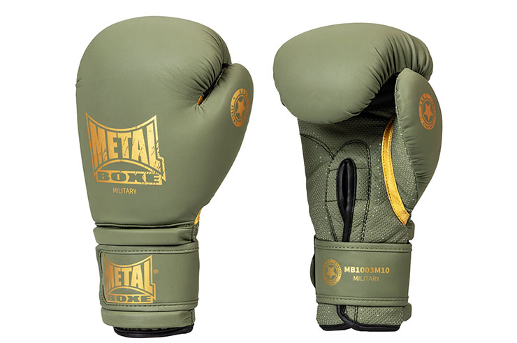 Gants Military - Entraînements & compétitions - MB1003, Metal Boxe