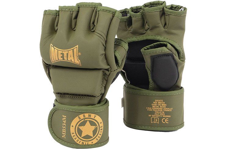 Gants MMA, Military - MB534M, Metal Boxe