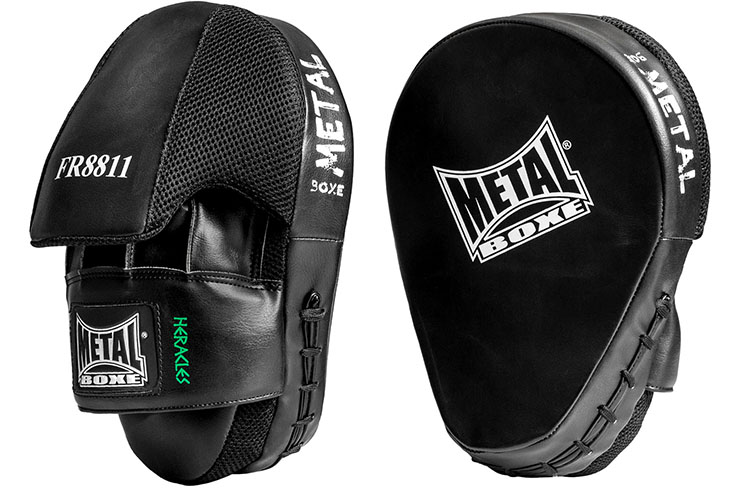 Focus mitts, Leather, Heracles - FR8811M, Metal Boxe
