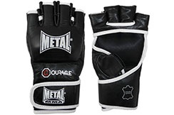 Gants MMA cuir, Courage - GRGAN310N, Metal Boxe