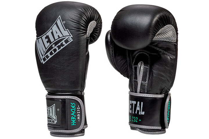 Luvas de boxe couro, Héraclès - MB232, Metal Boxe