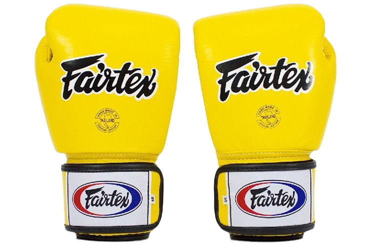 Gants de Boxe Thai, Entrainement - Cuir FXV1/16, Fairtex