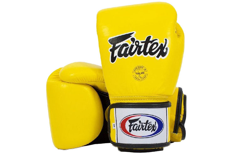 Gants de Boxe Thai, Entrainement - Cuir FXV1/16, Fairtex