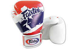 Guantes de boxeo tailandeses, entrenamiento, cuero - V1 Thai Pride, Fairtex