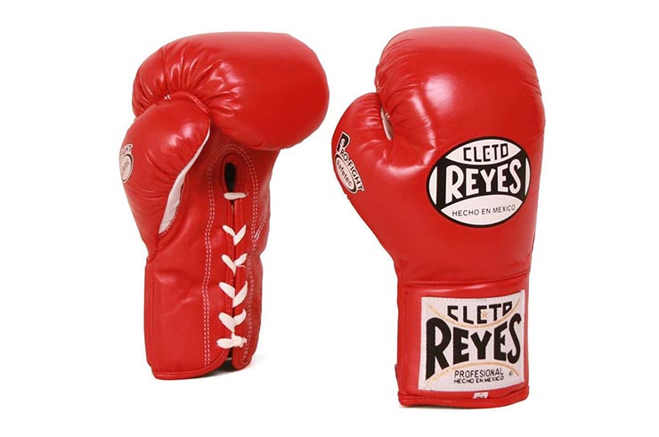 Guantes de lucha con Cordones, Cuero - Cleto Reyes