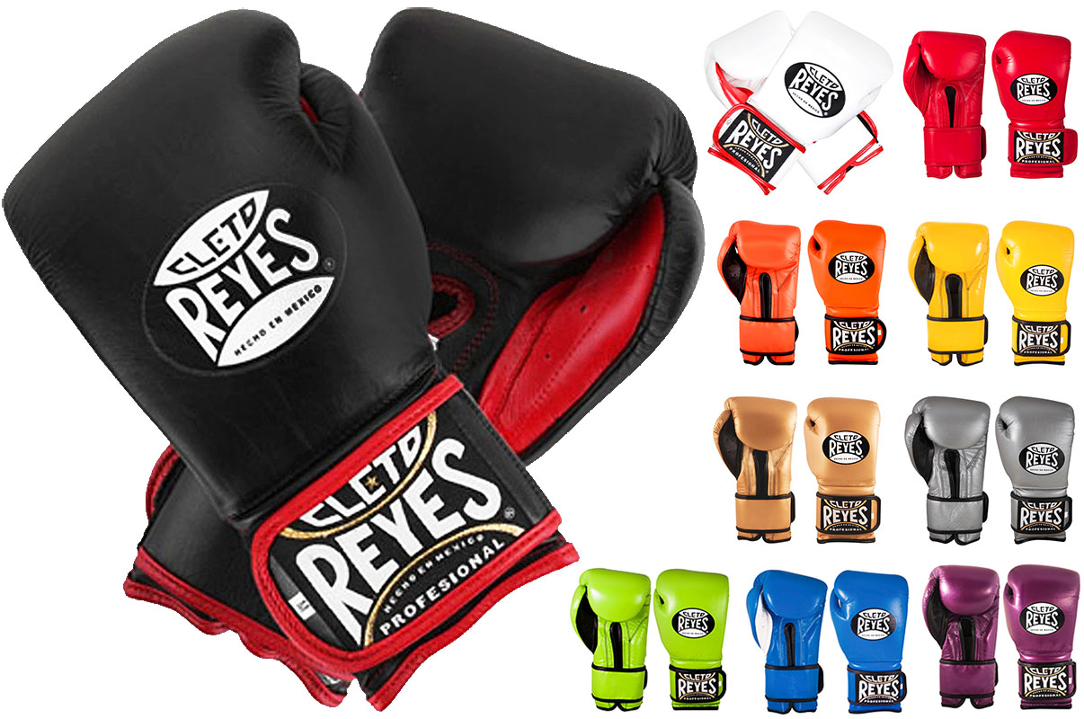 Gants de Boxe Sparring Pro Cuir Reyes Redesign - Argent