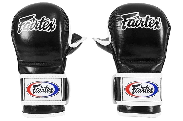 Free Fight Gloves in leather, With Thumb - FXFGV15, Fairtex