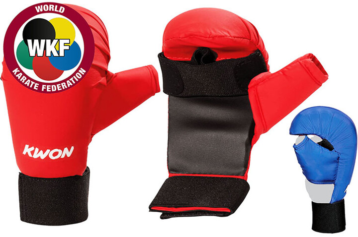 Protector de manos de Karate WKF - con pulgar, Kwon