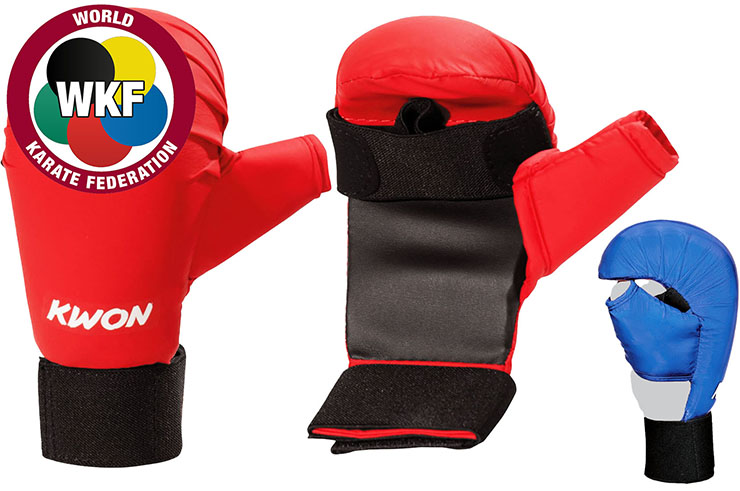 Karate Mitts WKF - with tumbs, Kwon