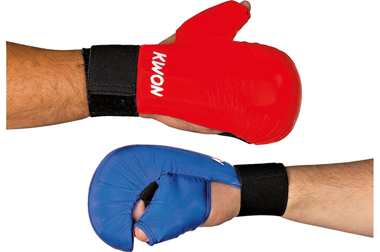 Protector de manos de Karate WKF - con pulgar, Kwon