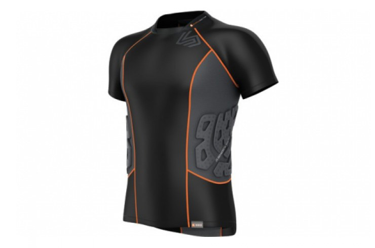 Camiseta de compressão, Mangas Curto - Shock Médico