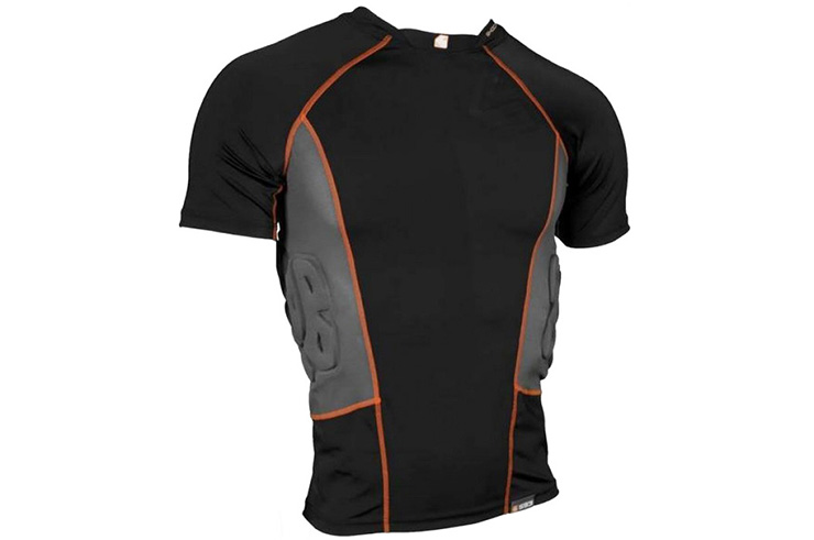 Camiseta de compressão, Mangas Curto - Shock Médico