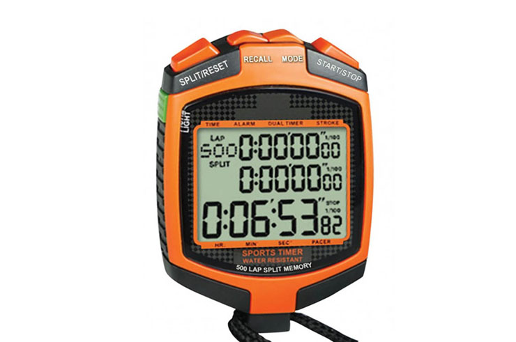 Stopwatch for warm-up - 3 Lines display, IHM