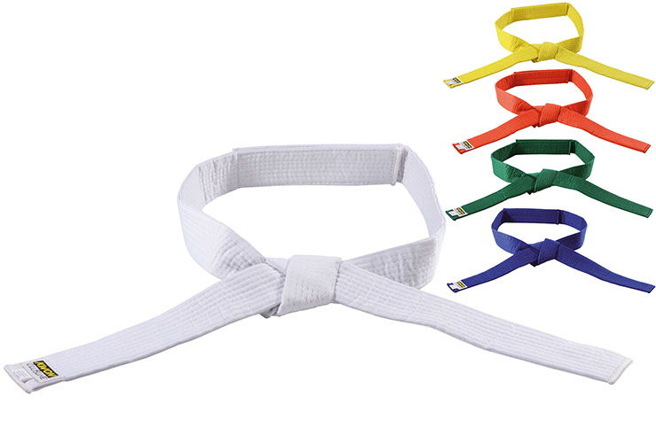 Ceinture couleur unie, Velcro - enfants, Kwon