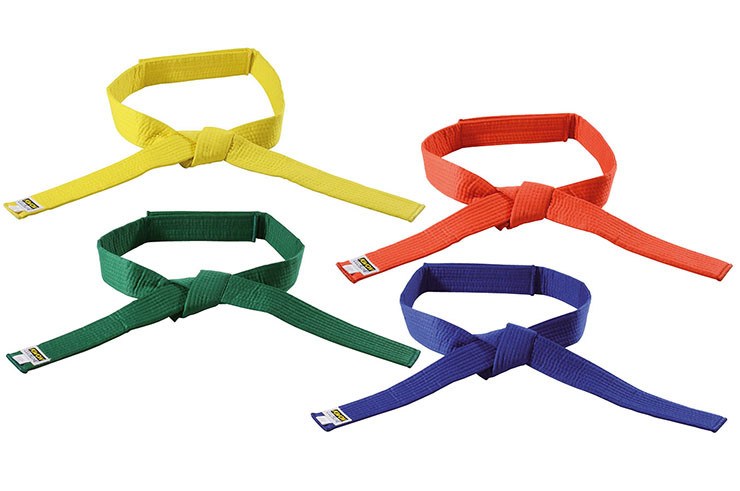 Ceinture couleur unie, Velcro - enfants, Kwon