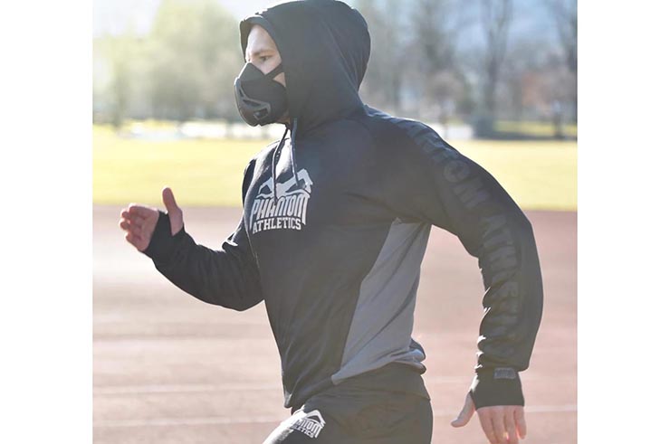 Máscara de entrenamiento - Negra, Phantom Athletics