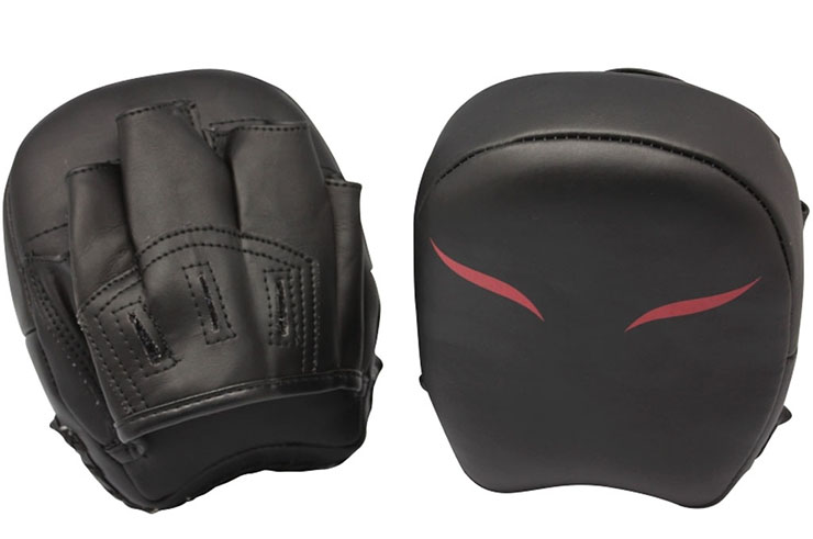 Mini Precision Focus Mitts - Black/Red, Elion Paris