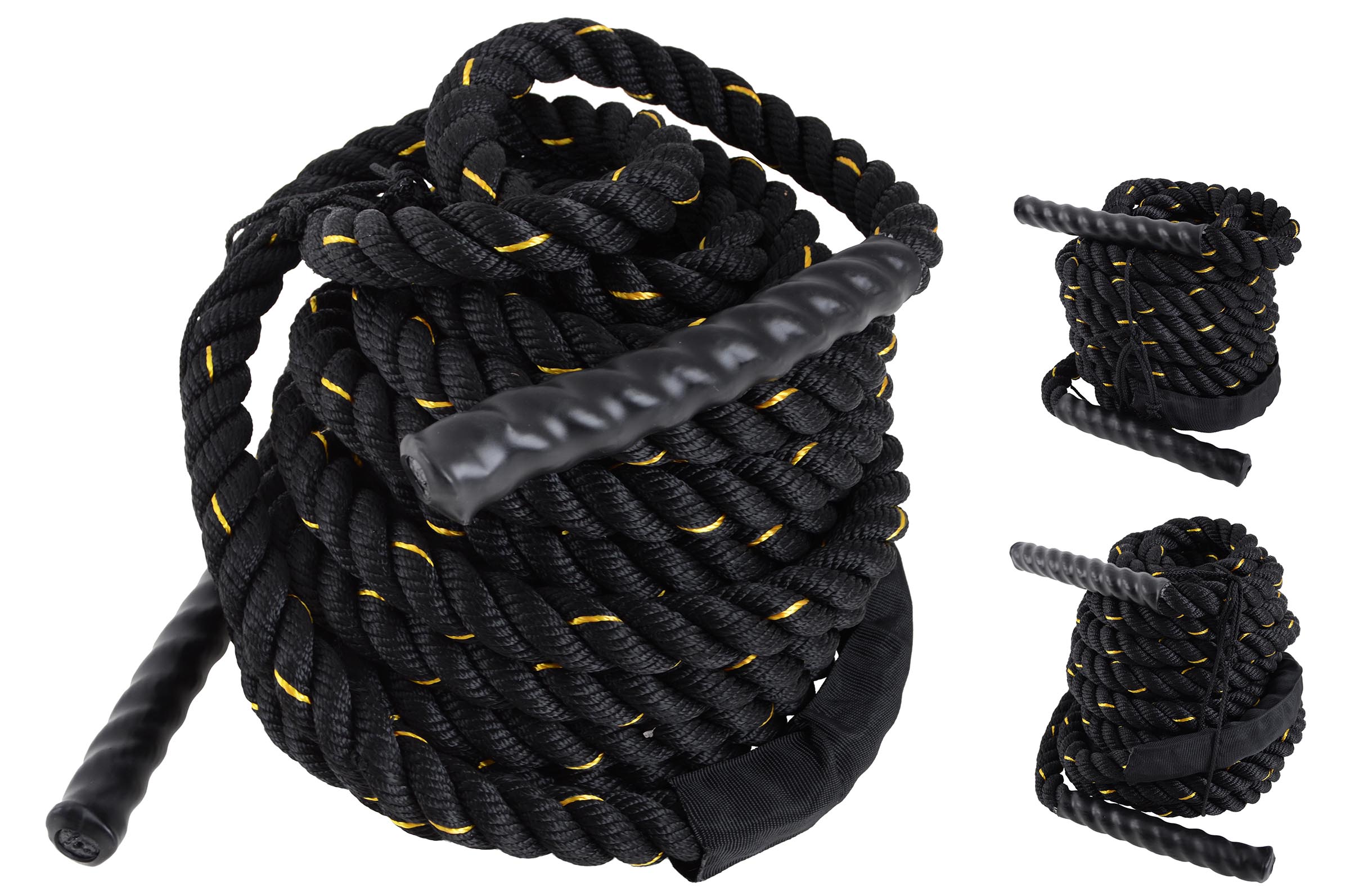 TUNTURI Corde ondulatoire de musculation battle rope crossfit 9m