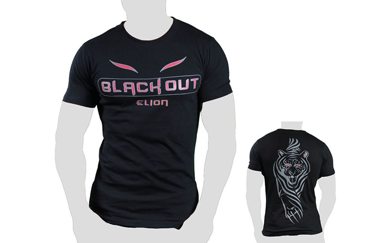 Camiseta deportiva con mangas cortas - Black Out, Elion