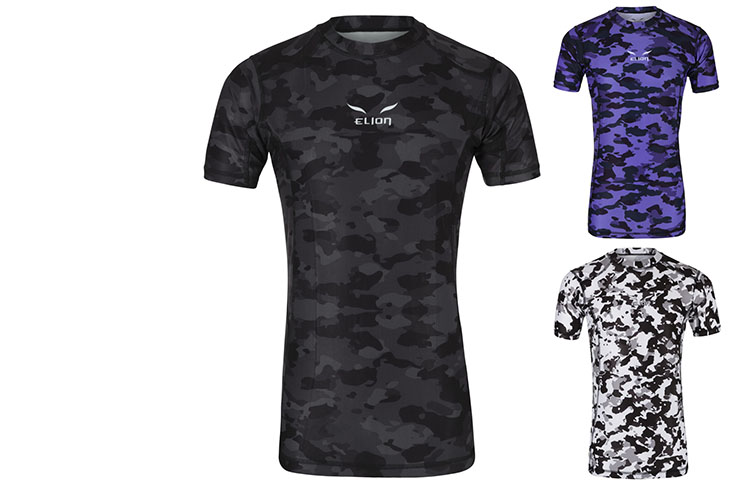 T-shirt de compression, Manches courtes - Camo, Elion Paris