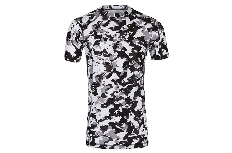 Camiseta de compressão, Mangas Curto - Camuflado, Elion Paris