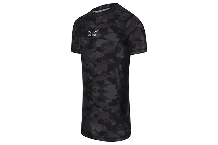 Camiseta de compressão, Mangas Curto - Camuflado, Elion Paris