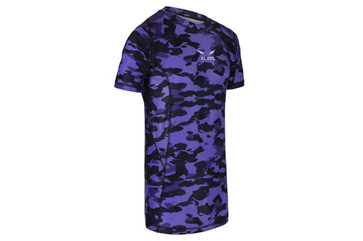 Camiseta de compressão, Mangas Curto - Camuflado, Elion Paris