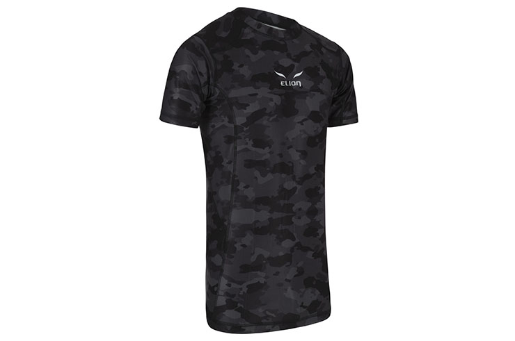 Camiseta de compressão, Mangas Curto - Camuflado, Elion Paris