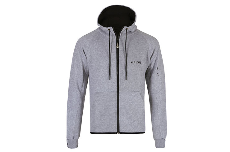 Zipped & hooded sweatshirt - Shadow, Elion Paris