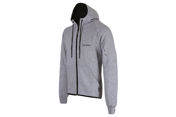 Zipped & hooded sweatshirt - Shadow, Elion Paris