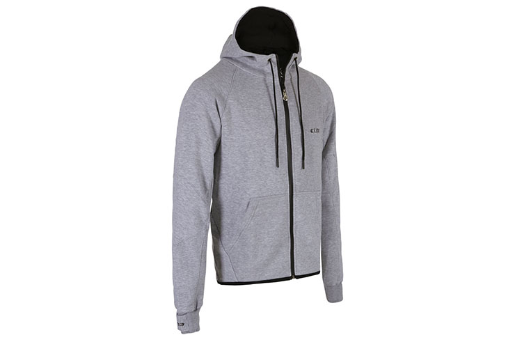 Zipped & hooded sweatshirt - Shadow, Elion Paris