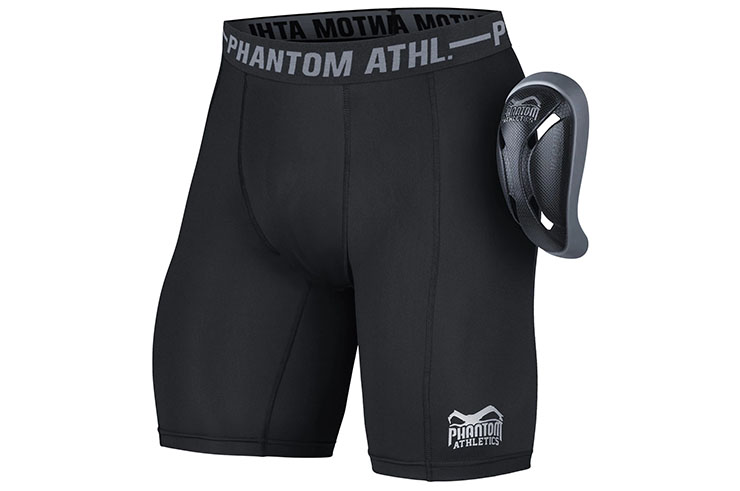 Groin guard & Compression support shorts, Men - Vector, Phantom Athletics