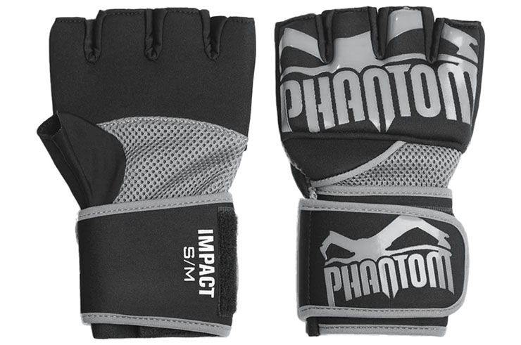 Guantes interiores acolchados y con velcro - Impact Gel, Phantom Athletics