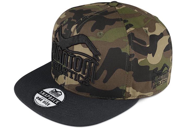 Snapback Cap - Camo, Phantom Athletics