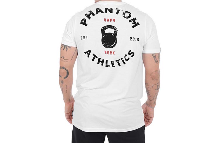 Camiseta deportiva - Trabajo duro, atletismo fantasma
