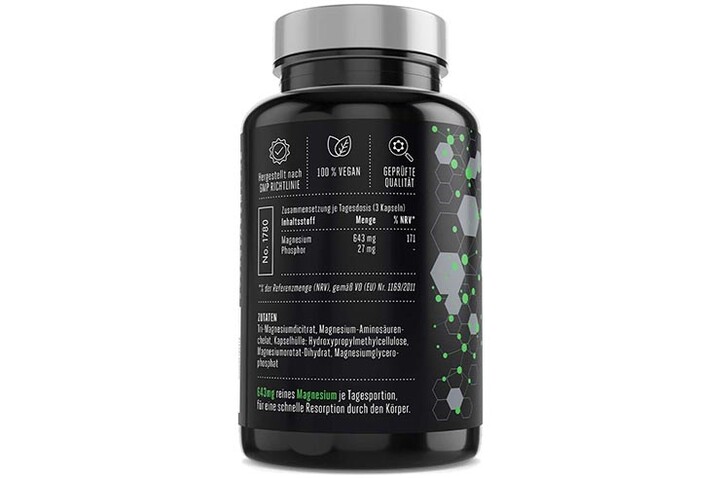 Informações adicionais Alimentação - Magnésio Super, Phantom Athletics