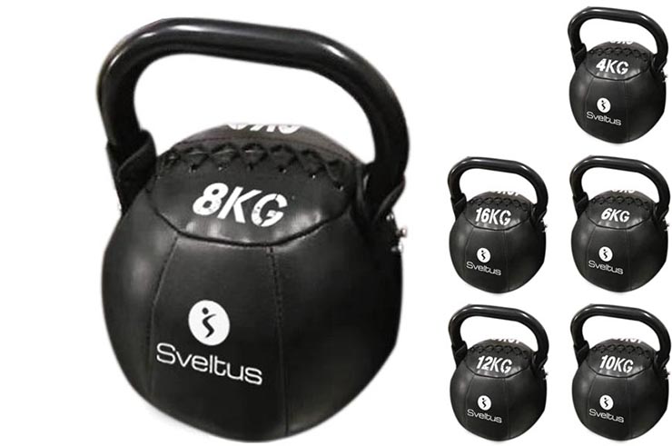 Kettlebell - Cuero PU, Sveltus