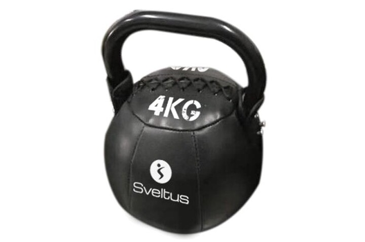 Kettlebell, Couro PU - Treino, Sveltus